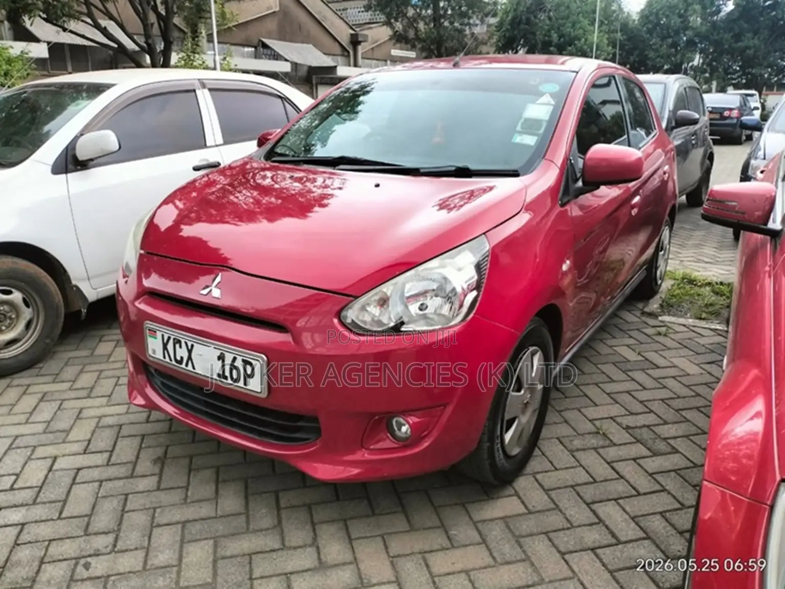 Mitsubishi Mirage 2012 Red