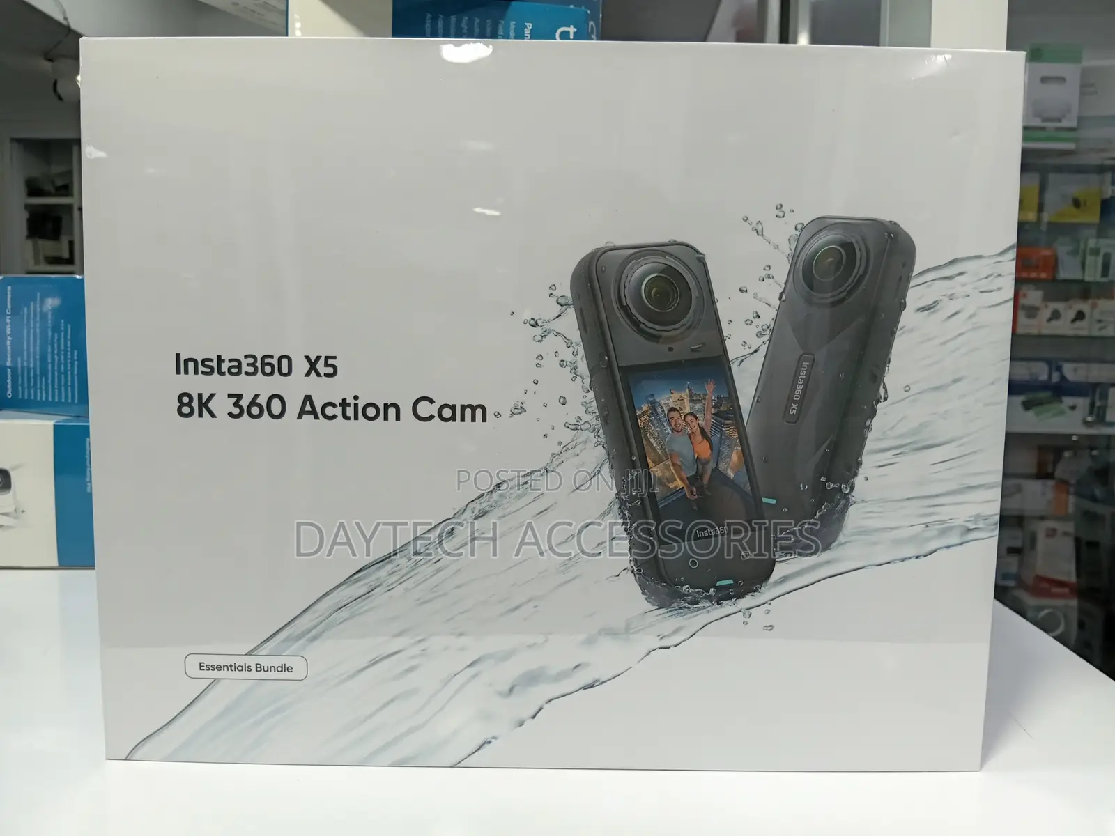 Insta360 X5 Essentials Bundle - Waterproof 360° Action Camera