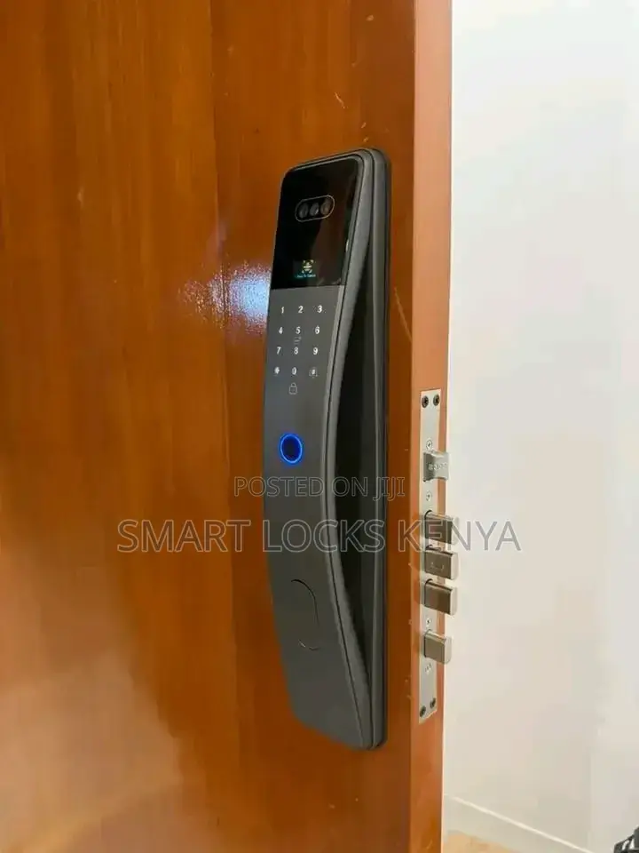 3d Face Camera Smart Lock Plus Doorbell Fingerprint , Card , Password