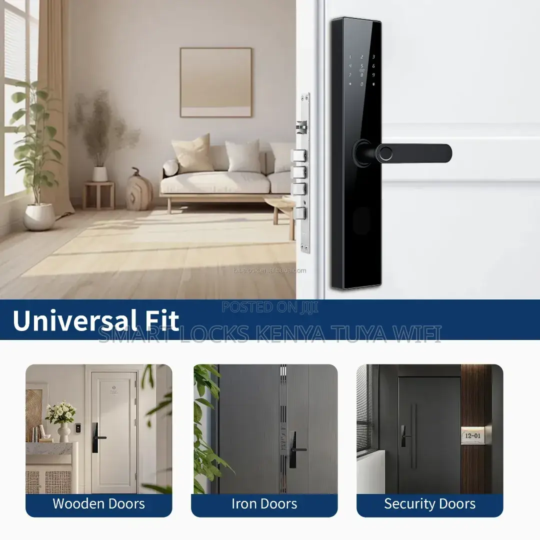 Smart Lock Tuya Smart Door Locks Keys Less Entry Password Fingerprints