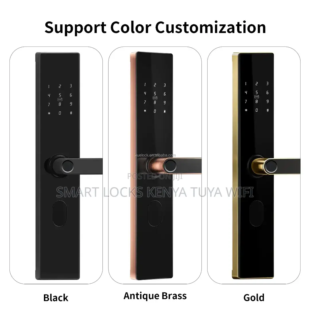 Smart Lock Tuya Smart Door Locks Keys Less Entry Password Fingerprints