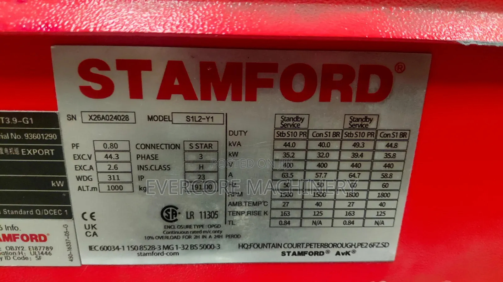 Commercial Cummins 40kva Diesel Super Silent Generator With Stamford