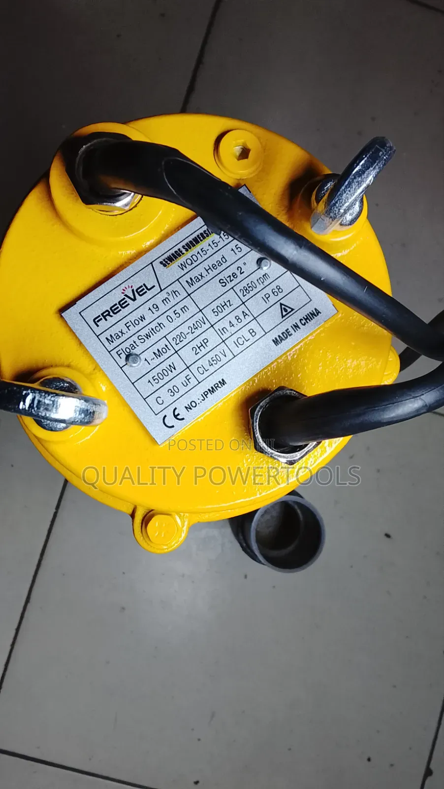 Tested 2 Hp Submersible Sewage Pump