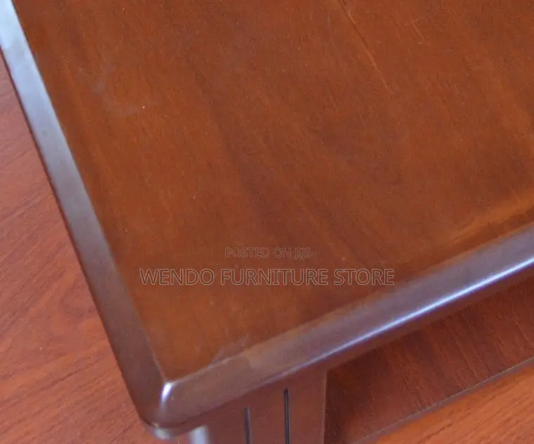 Coffee Table; Wooden Mahogany Executive Square Coffee Table