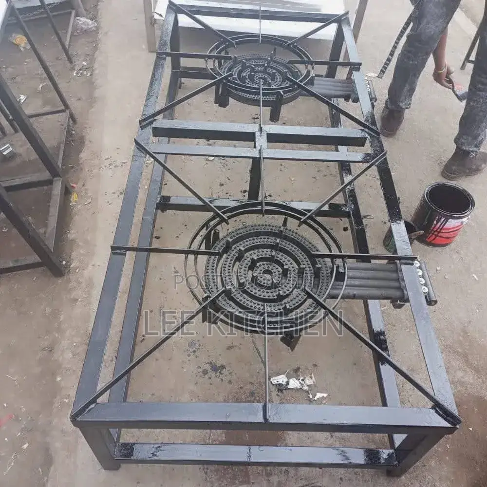 Double Burner With Four Ring Jiko