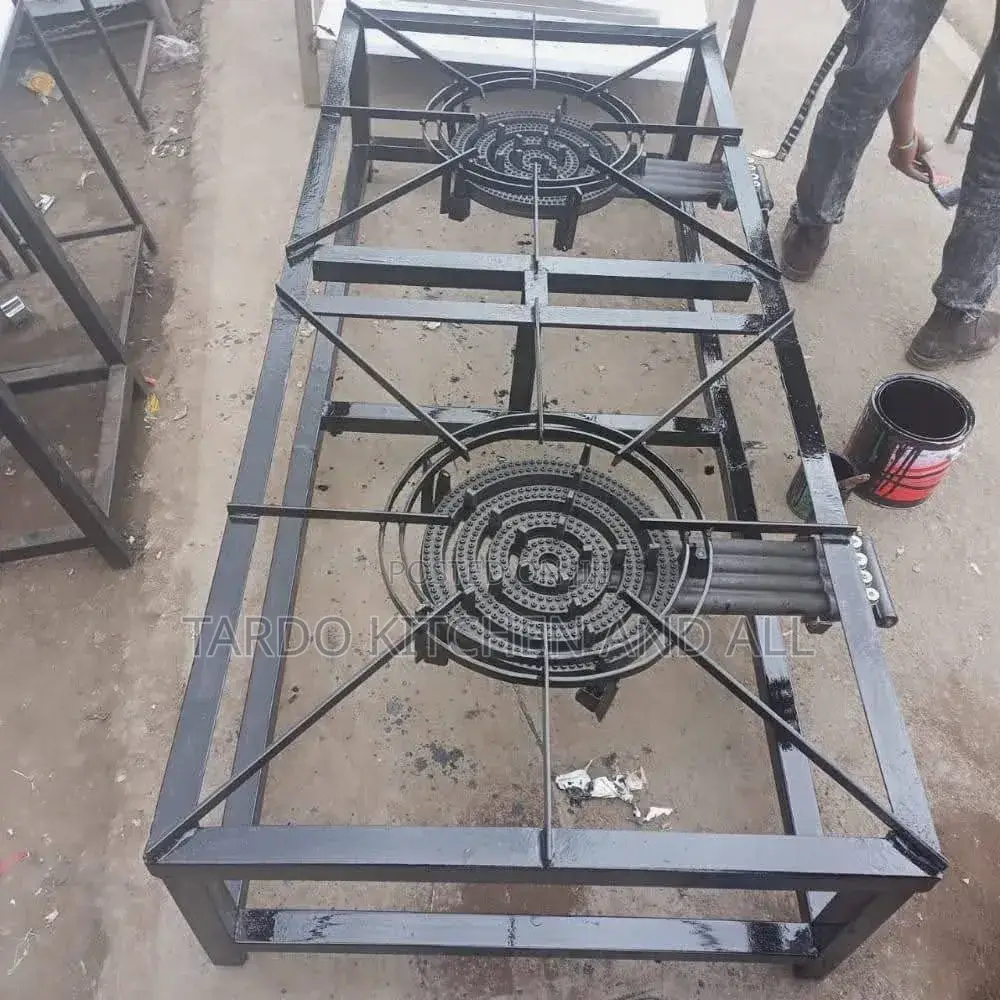 Double Burner With Four Ring Jiko