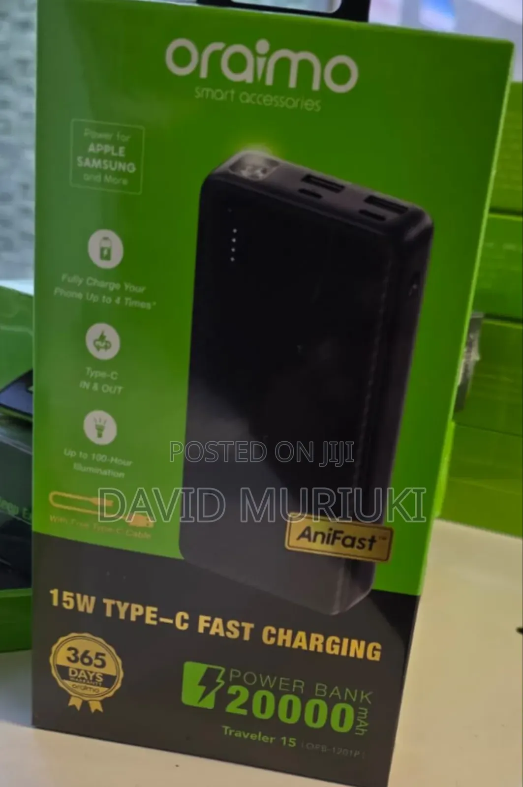 Oraimo Powerbank 30000mah Powernova Opb 7300q.