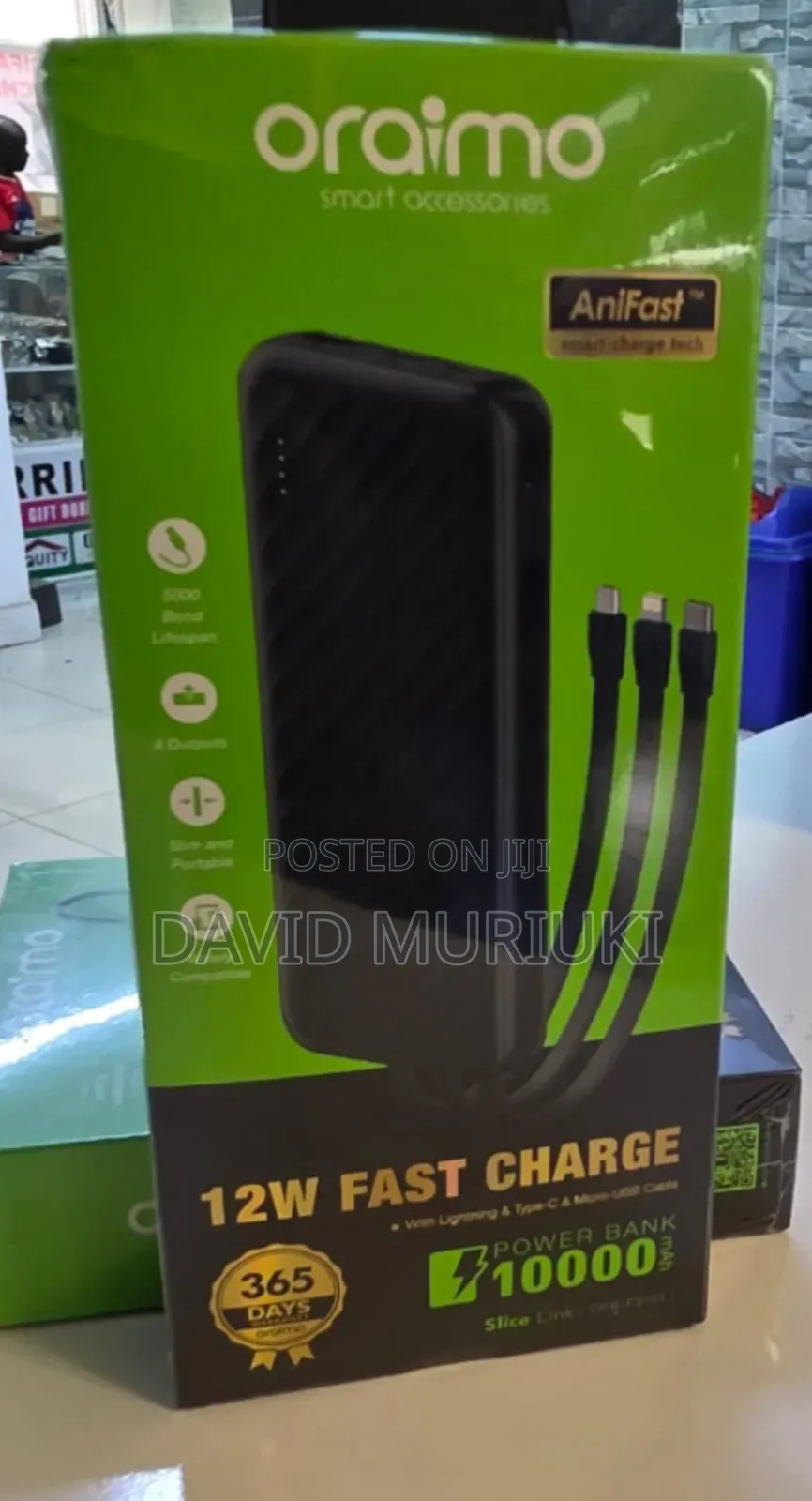 Oraimo Powerbank 10000mah Slice Link (Opb P5101).