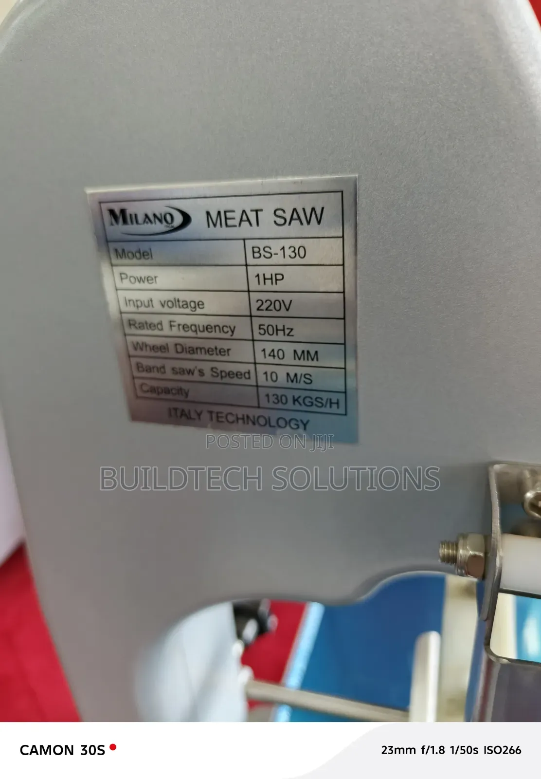 Commercial Meat Band Saw for Cutting Bones, Frozen Meat Fish
