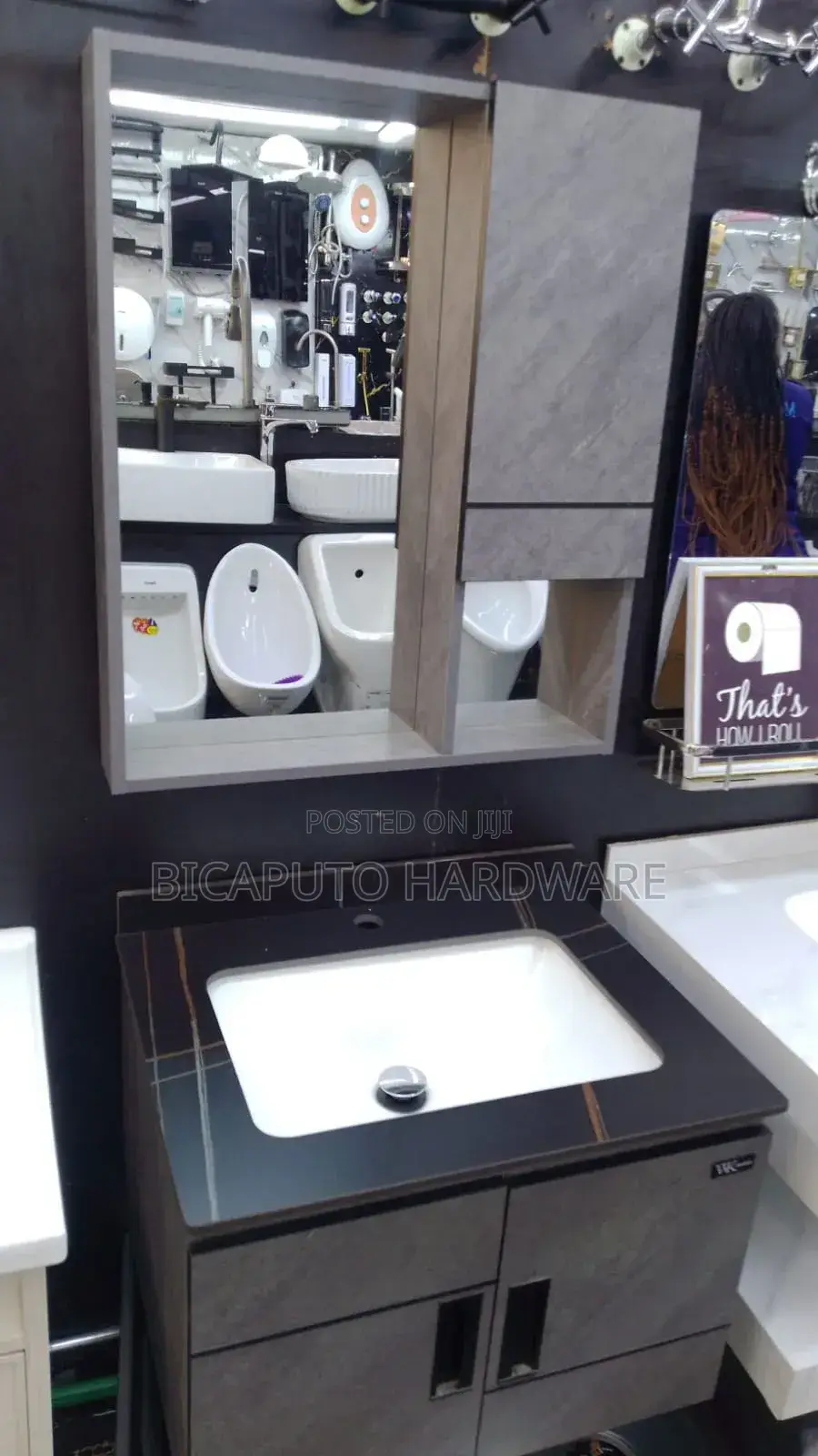 Vanity Cabinet Grey
