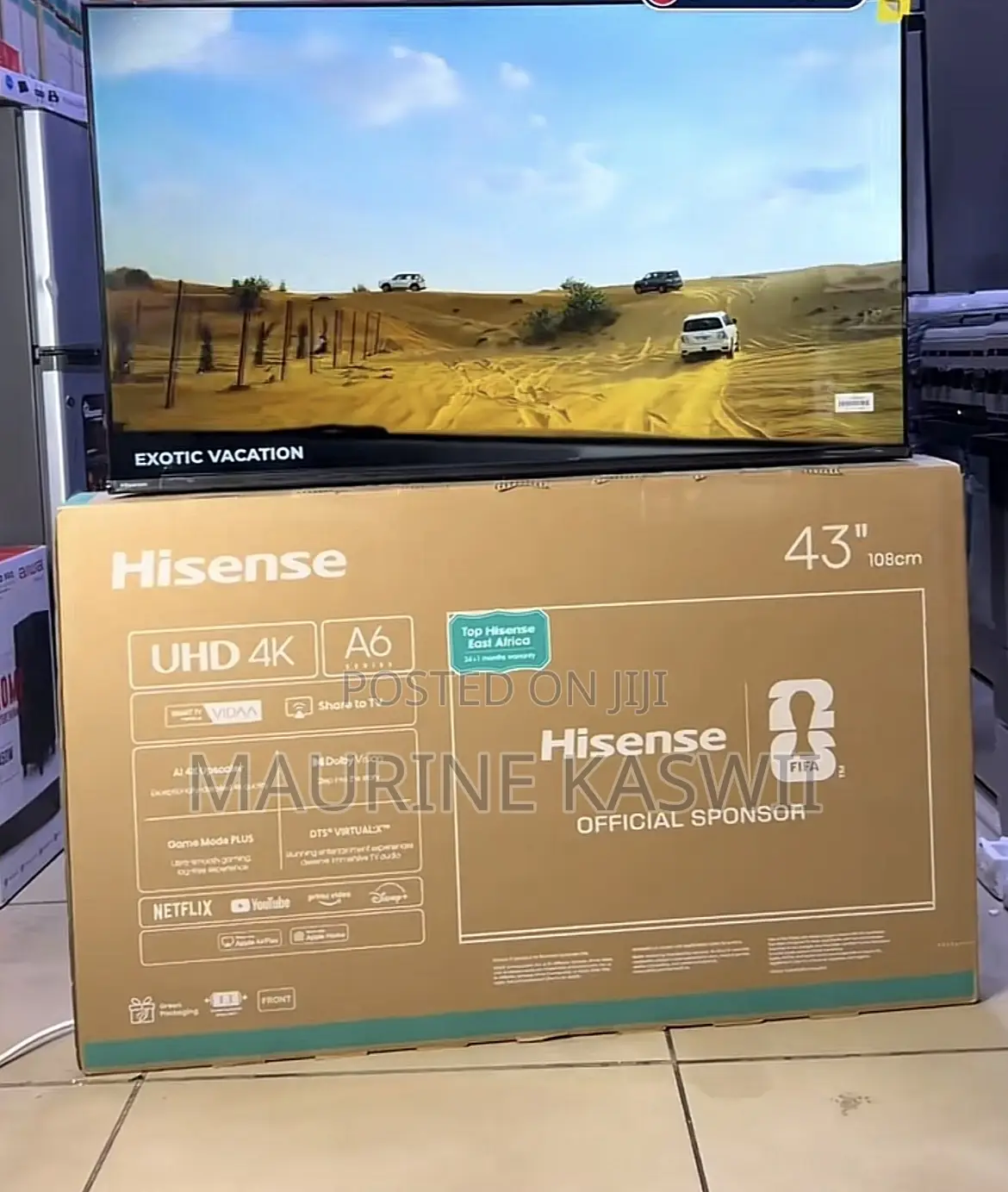 Hisense 43” A6qken Uhd Tv(2026)