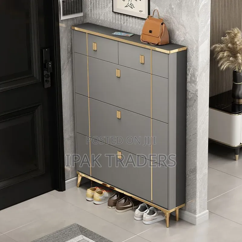 New Arrival Bucket Flip Shoe Cabinet Smart Flip Design