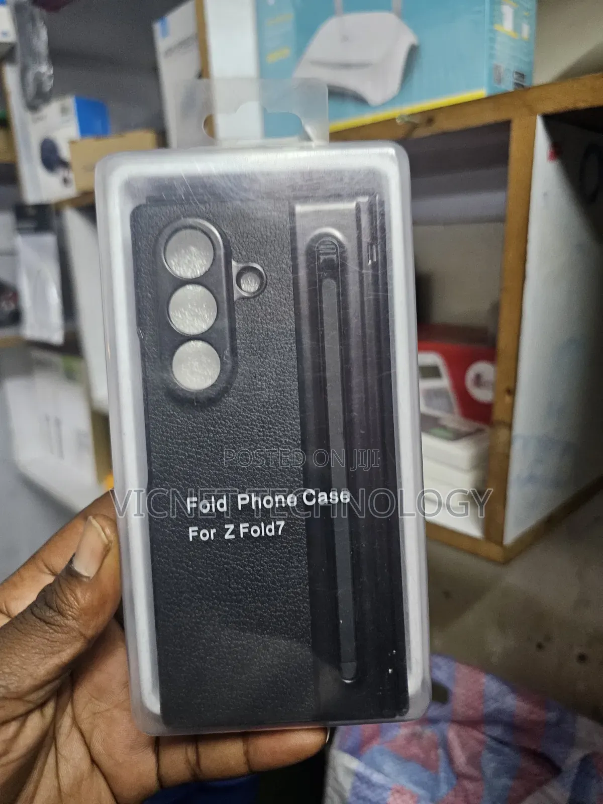 Samsung Fold 7 Back Case With S Pen and Protector