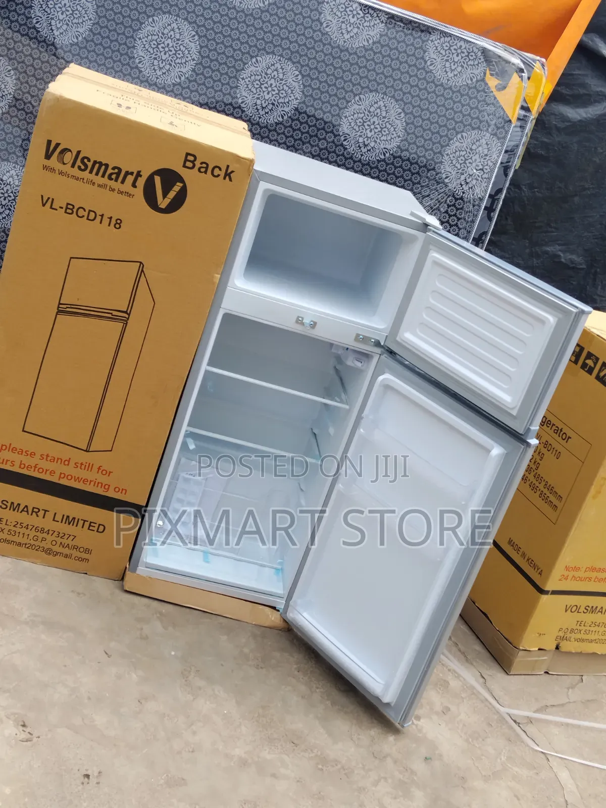 Volsmart Double Door 118 Litres Low Power Usage Fridge