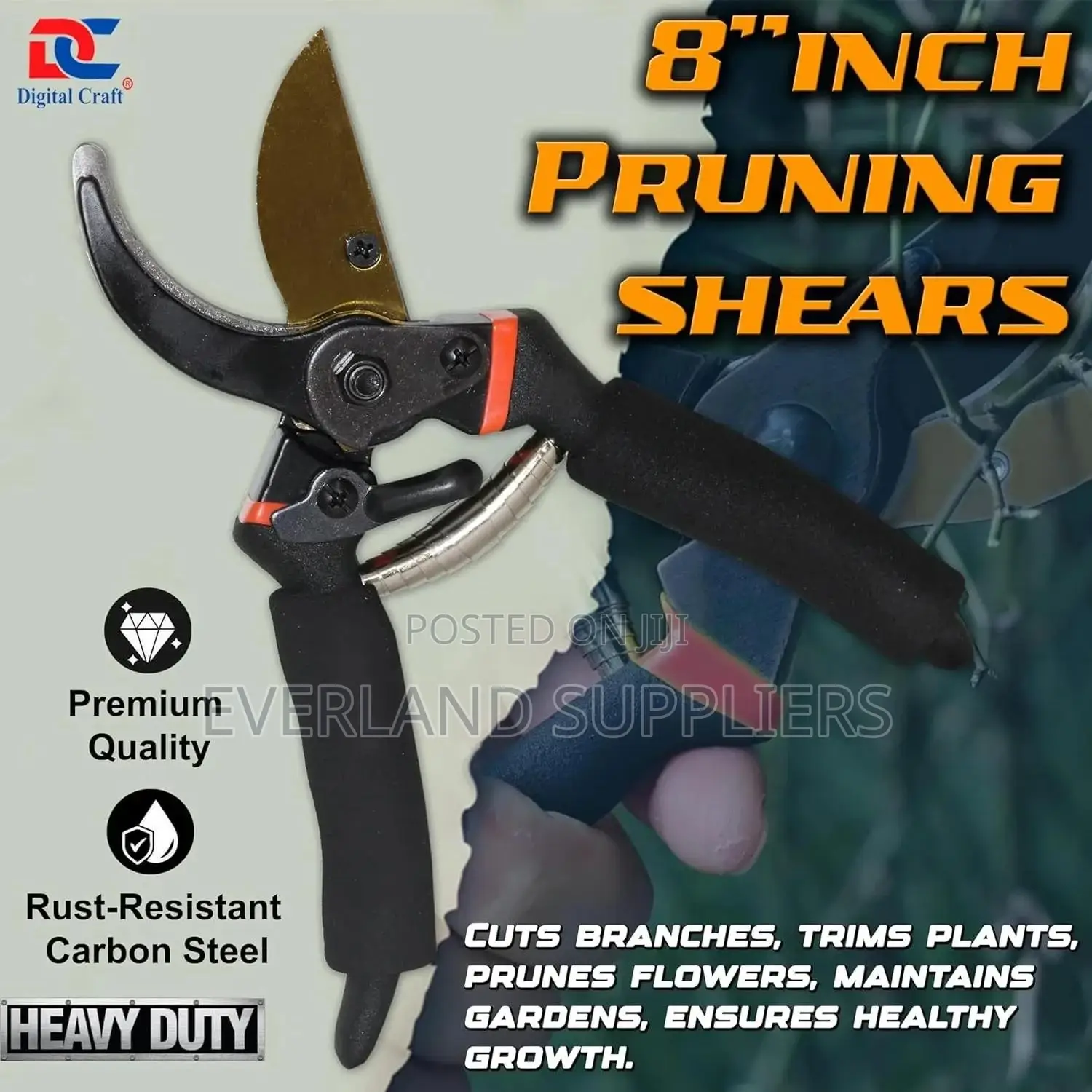 Stainless Pruning Sheers