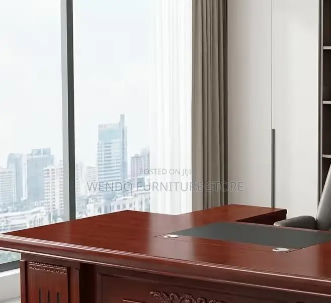 Office Desk; 1.8 Meters Executive Mahogany Boss TPL- Gt6 Office Desk