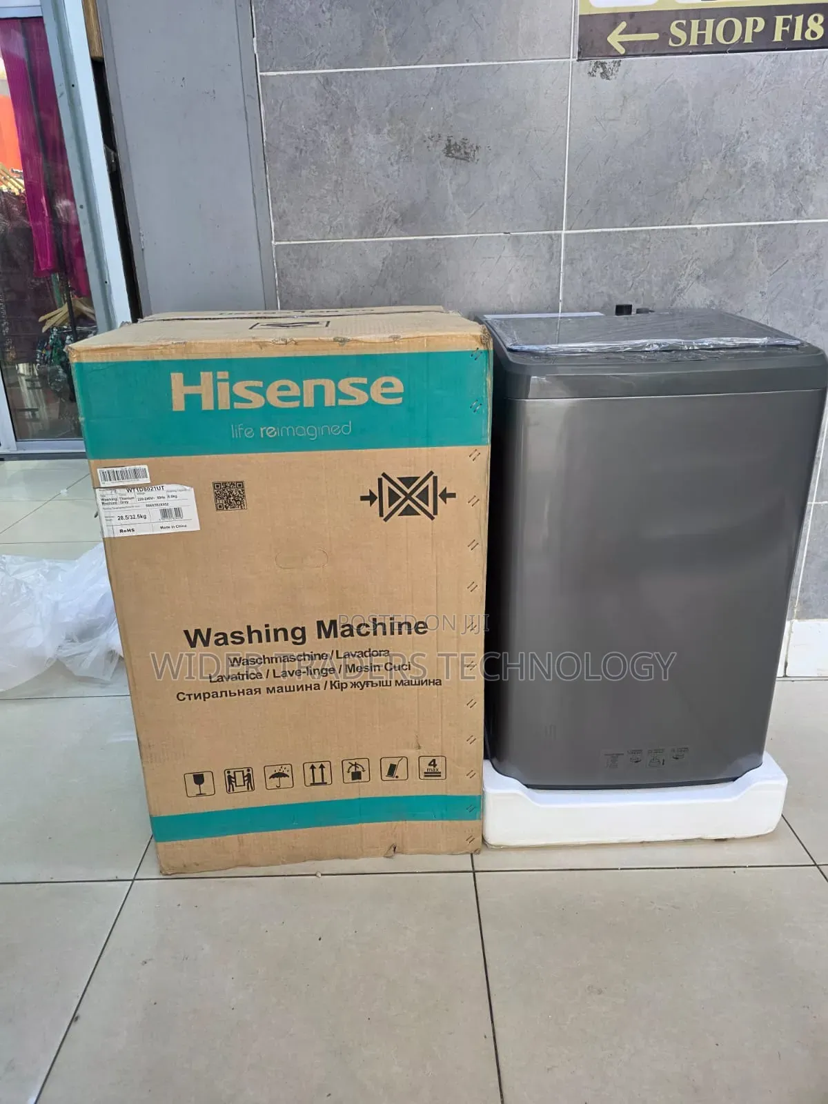 Hisense Washing Machine (Top Load Full Automatic