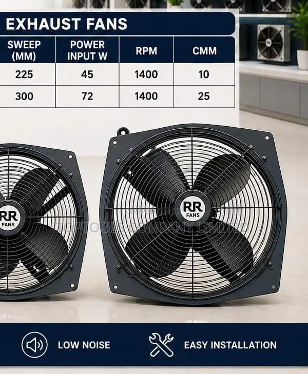 Rr Commercial Exhaust Fan 18 Inch 370watts