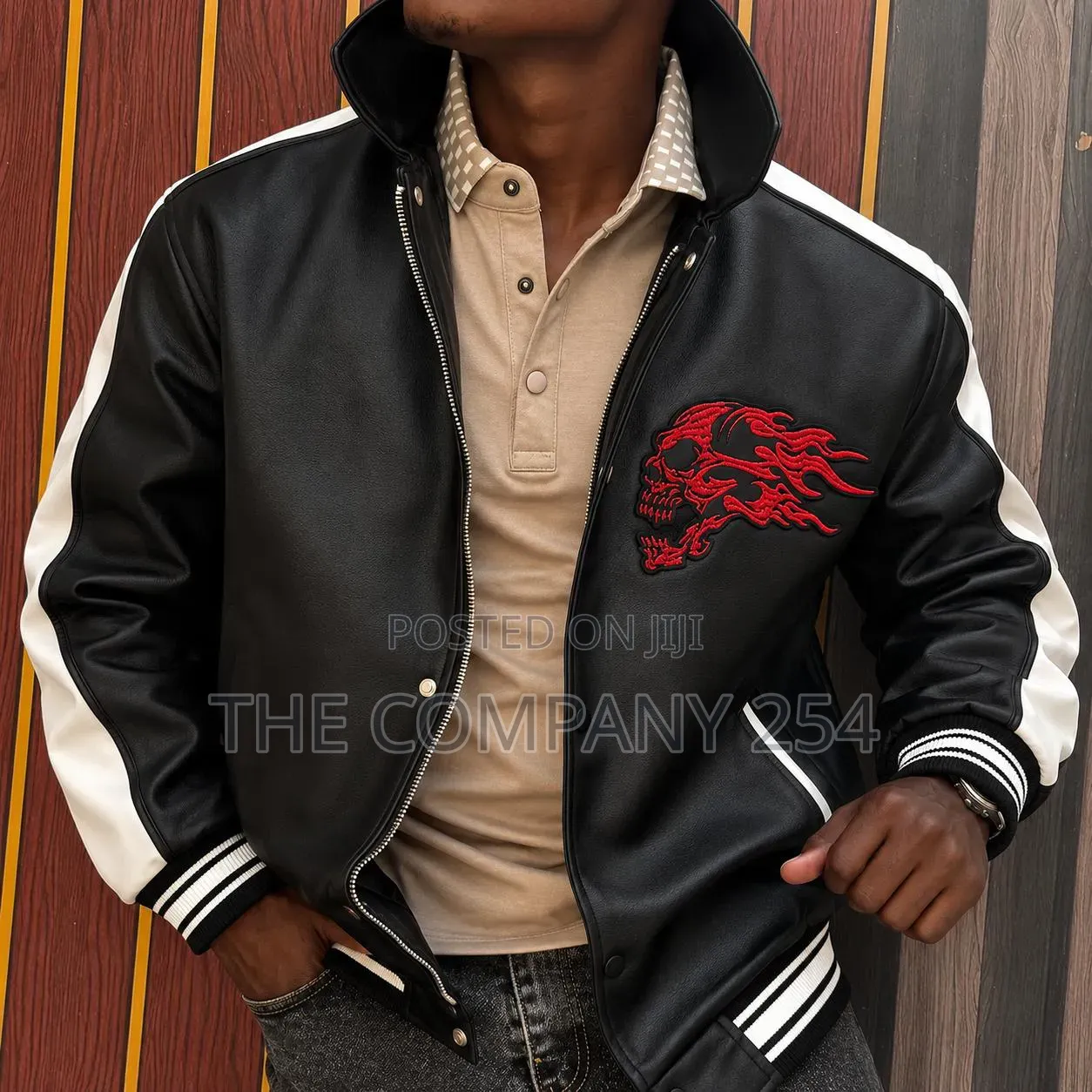 Quality Casual Leather Designer Jacket Available in Stock