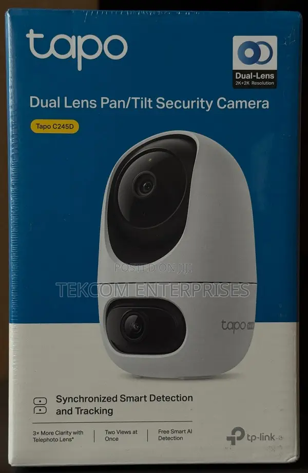 Tp Link Tapo C245d Dual Lens Pan/Tilt Security Camera