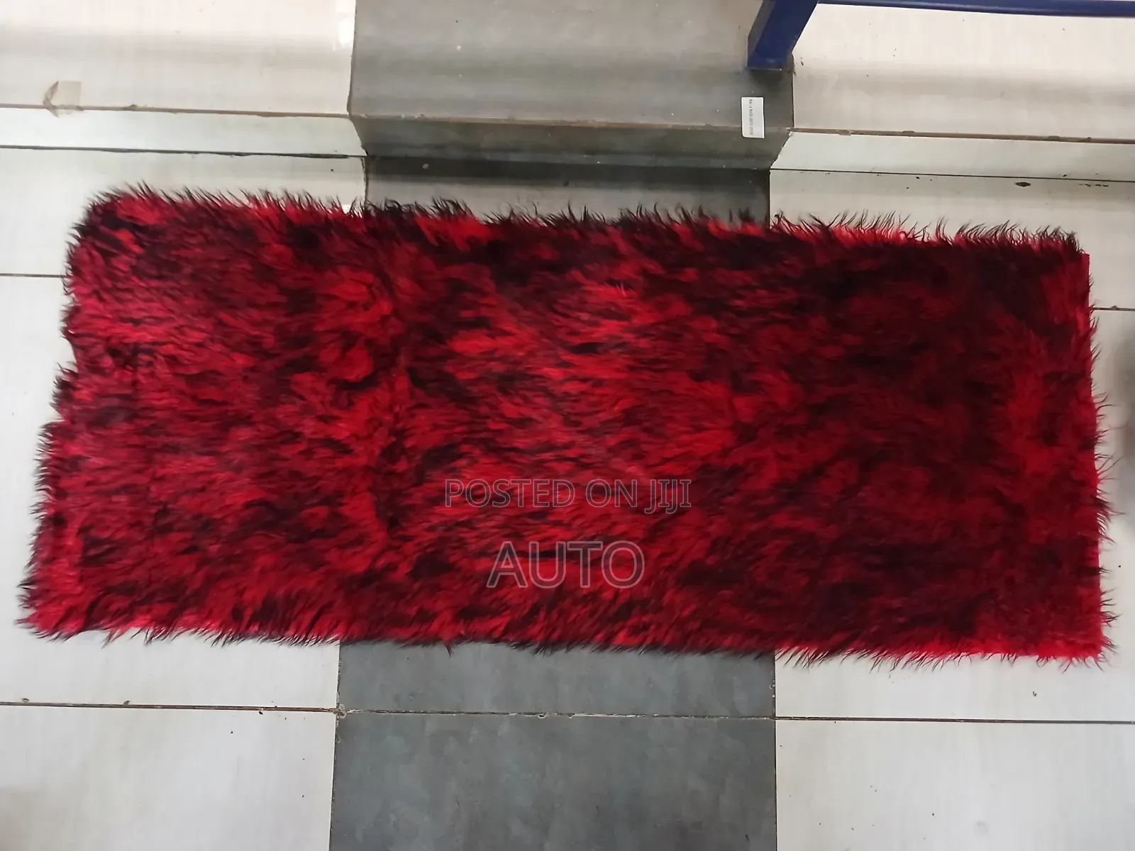 Red Fur Dashboard Cover | Luxury Soft Dashboard Mat