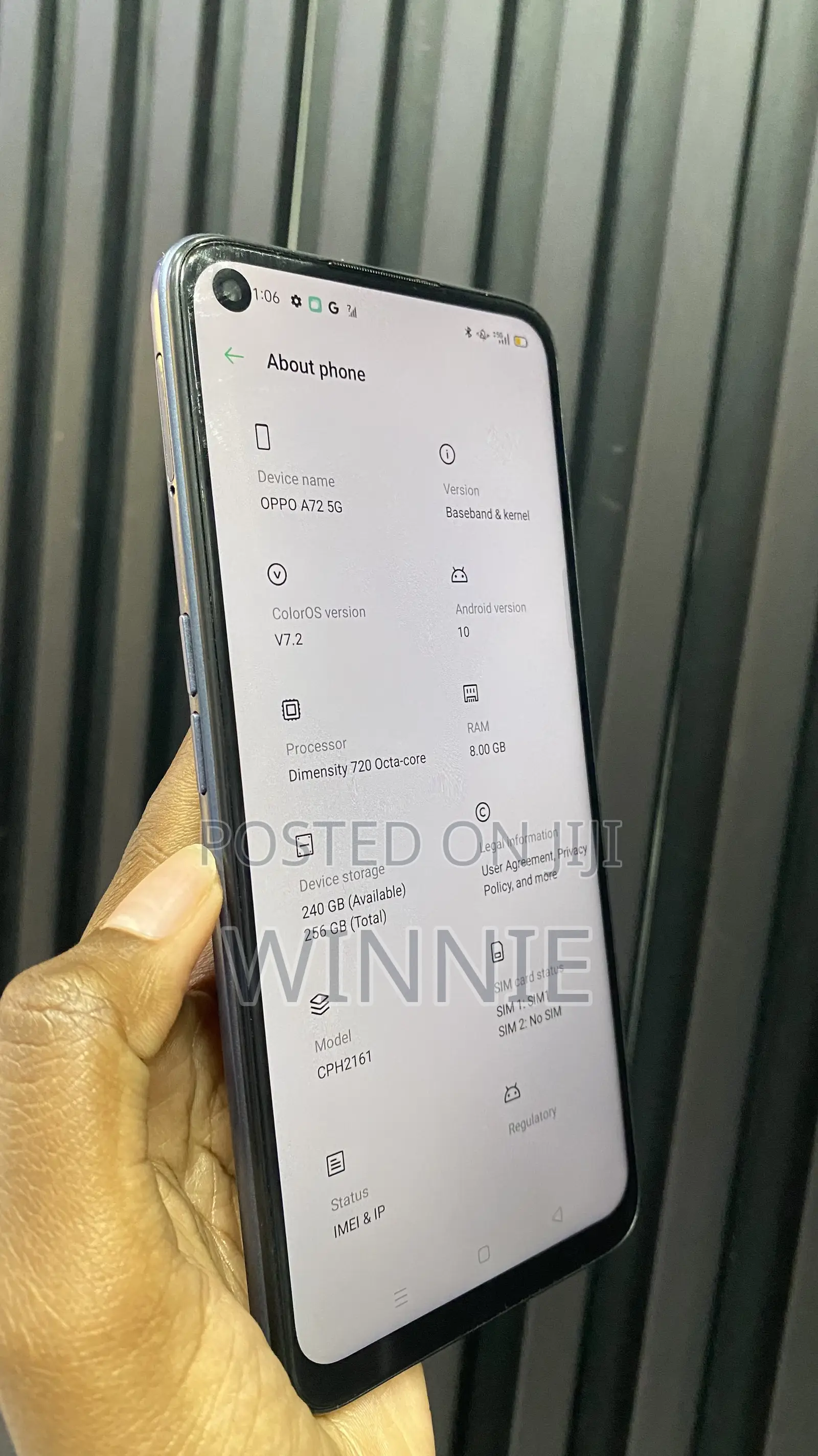 Oppo A72 128 GB Blue