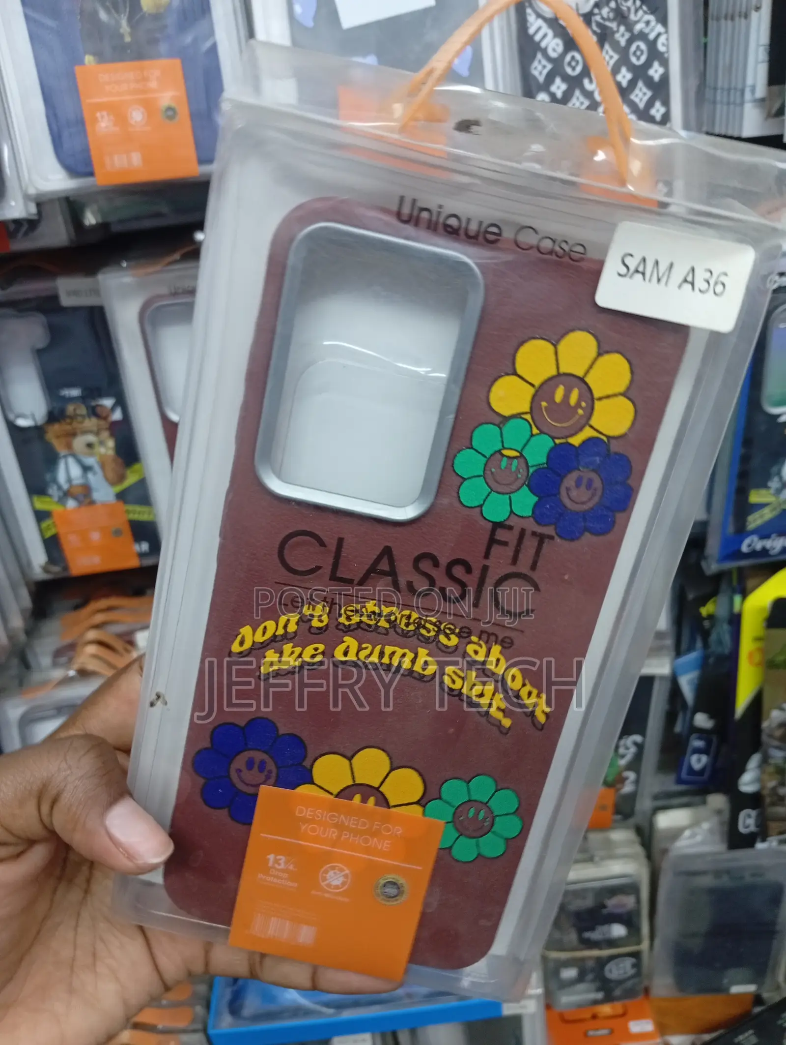 Case Brand Printed Phone Cover Designed for the Samsung Galaxy A36.