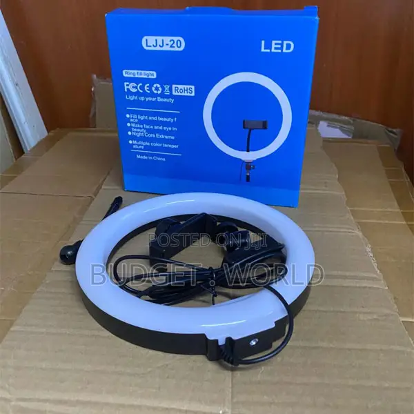 Studio Quality 8 Inch Led Ring Light With 2.1m Tripod Stand
