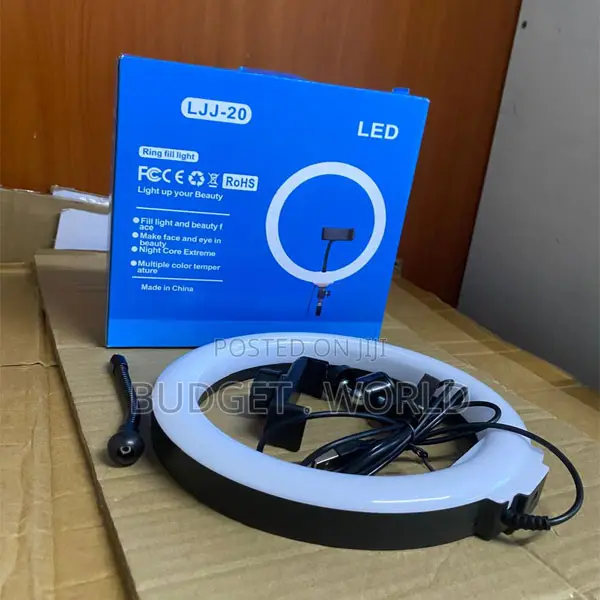 8" Led Ring Light for Vlogging, Live Streaming and Video Recording
