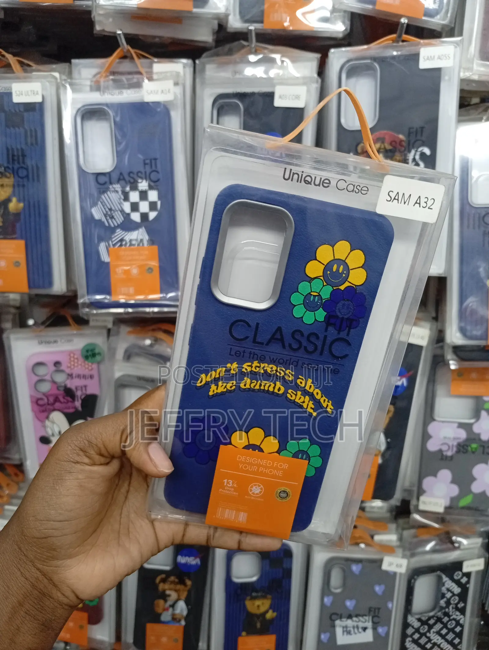 Blue" Brand Phone Cover Designed for the Samsung Galaxy A32