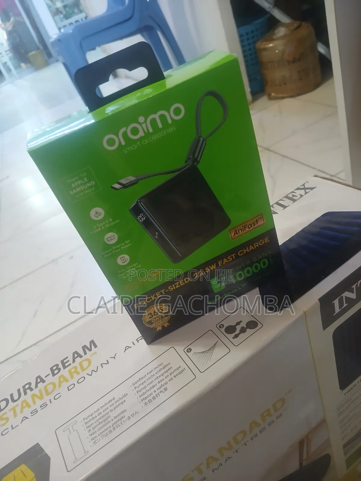 Oraimo Powernova L11 Opb-7103c – 10000mah 22.5w Fast Power Bank