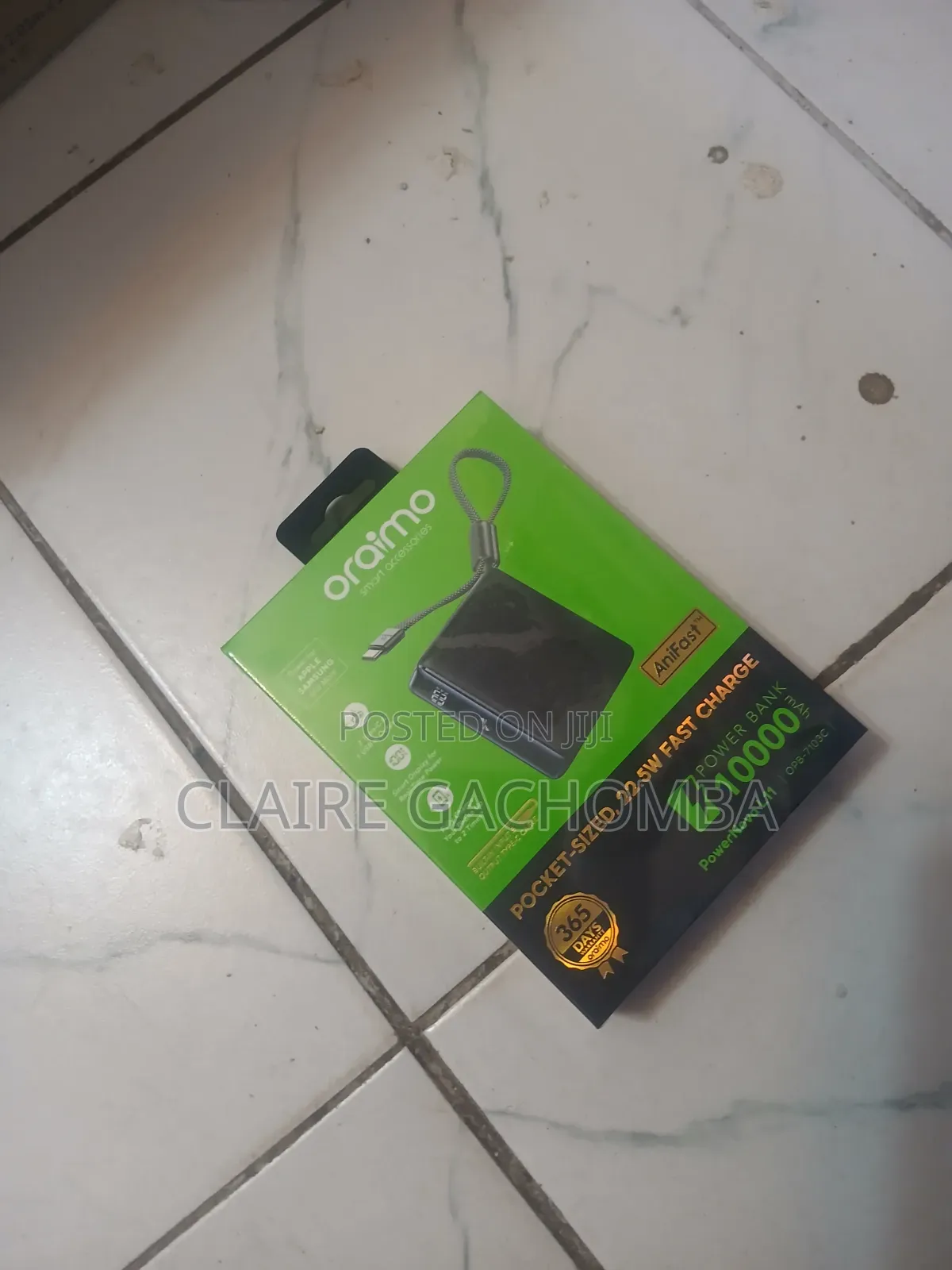 Oraimo Powernova L11 Mini Power Bank With Built-in Type-C Cable