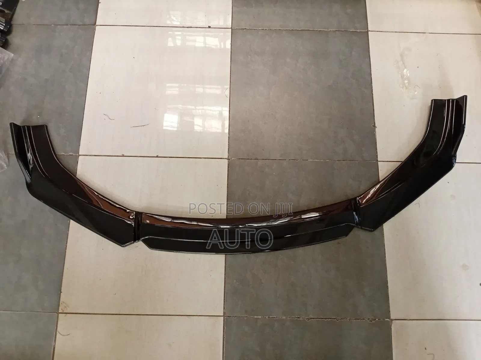 Universal Black Car Bumper Lip | Sporty Front Lip Spoiler