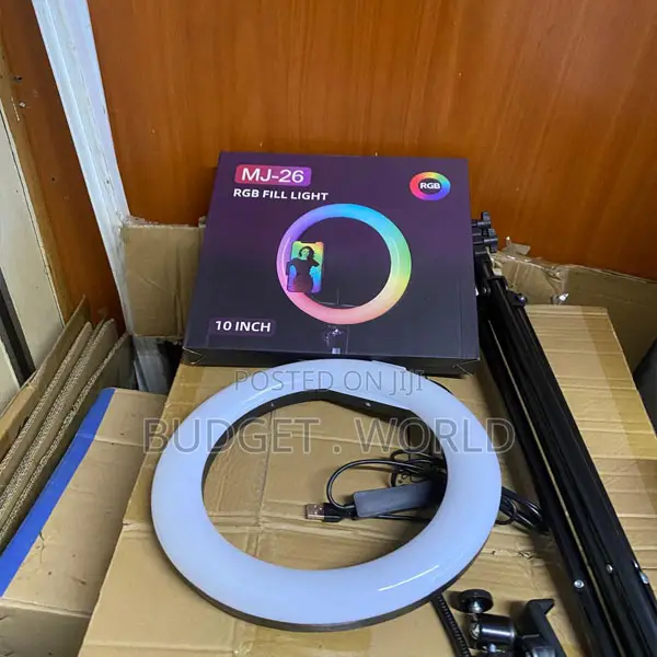 Professional RGB Ring Light Kit With Adjustable Tripod Stand