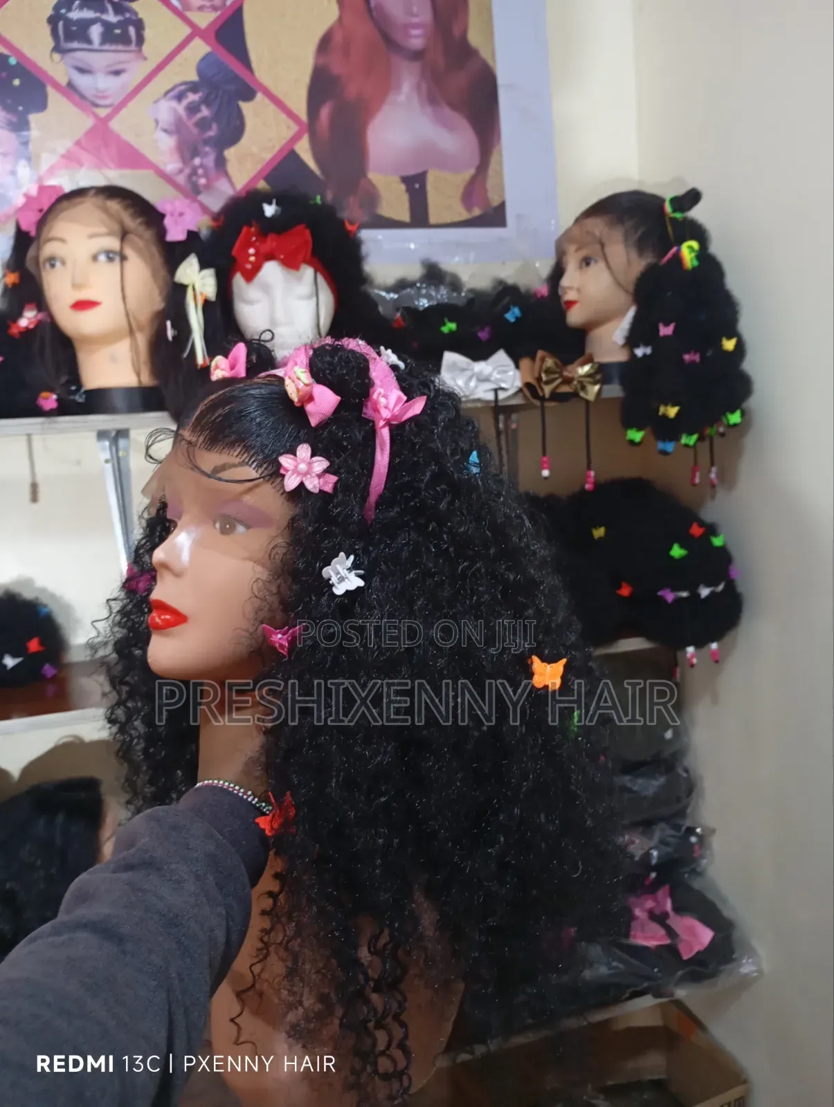 Curly Kids Glueless Wig
