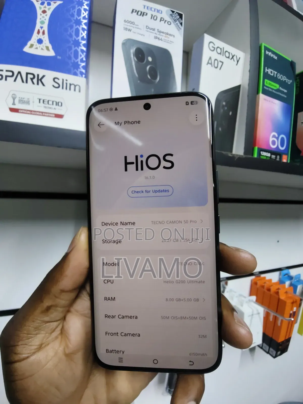 Tecno Camon 50 Pro 256 GB Gray