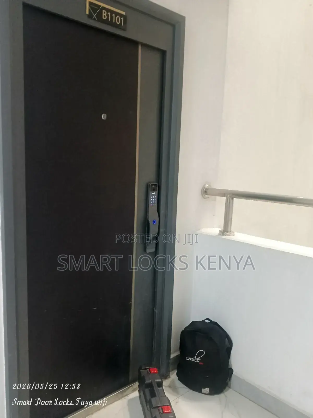 Smat Lock Tuya Smart 3d Face Recognition Door Lock 4200ah Battery