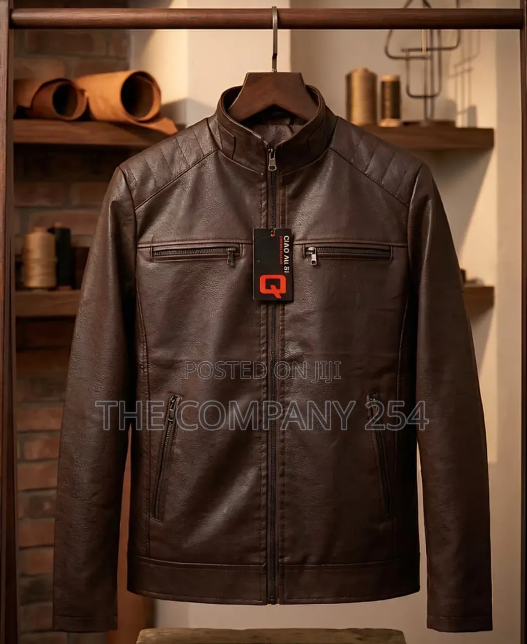 Quality Casual Men Official Leather Jacket Plain Available