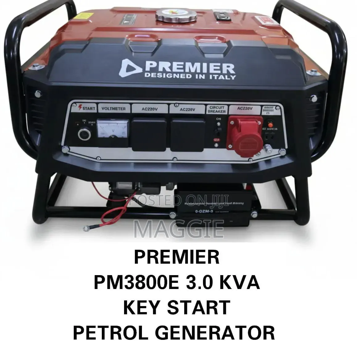 Premier Pm3800e 3.0kva Key Start Petrol Generator