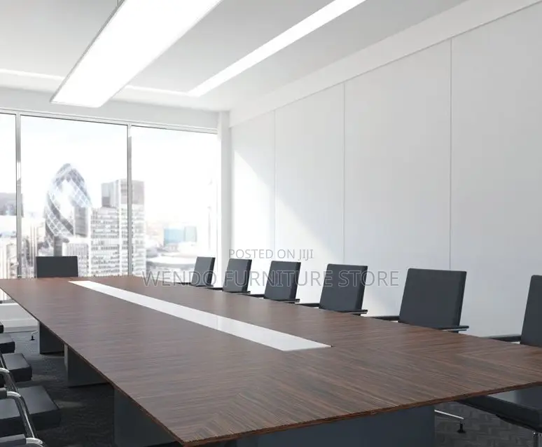 Boardroom Table; 3 Meters Executive Meeting Table for Staff Officials