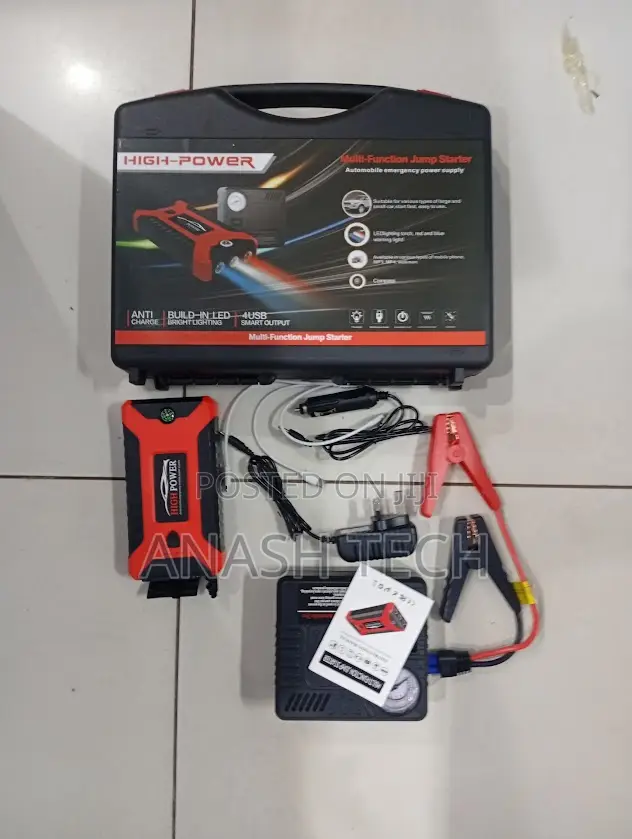 Portable Car Jump Starter – Battery Booster Power Bank for Vehicles