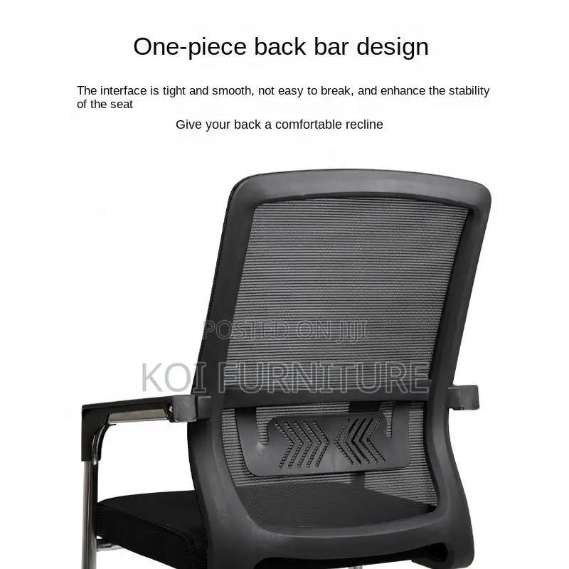 Office Chairs; Visitors Fabric Reception Office Seat With Waist Upport