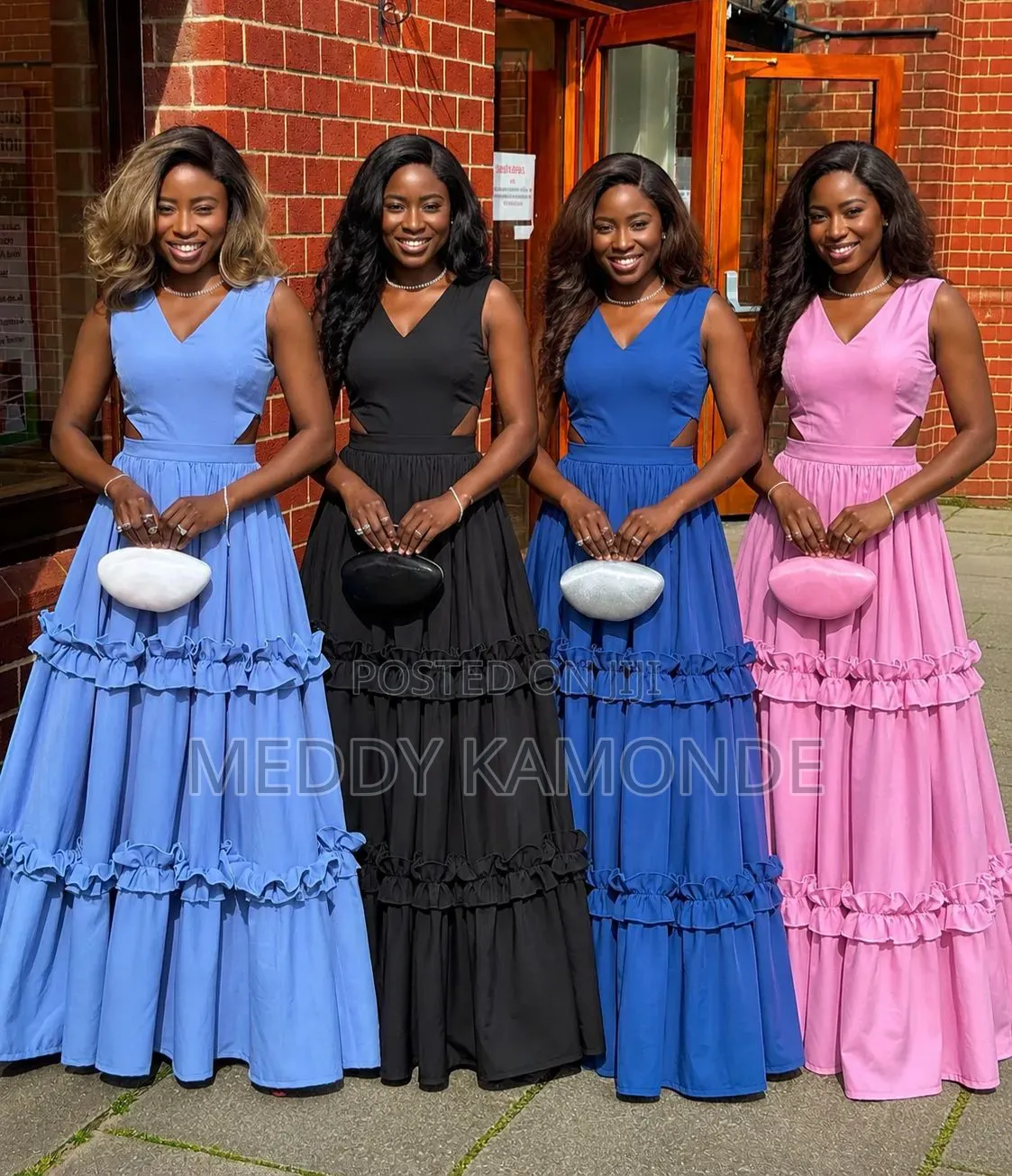 Green/Orange Ruracio/Wedding Long Dresses