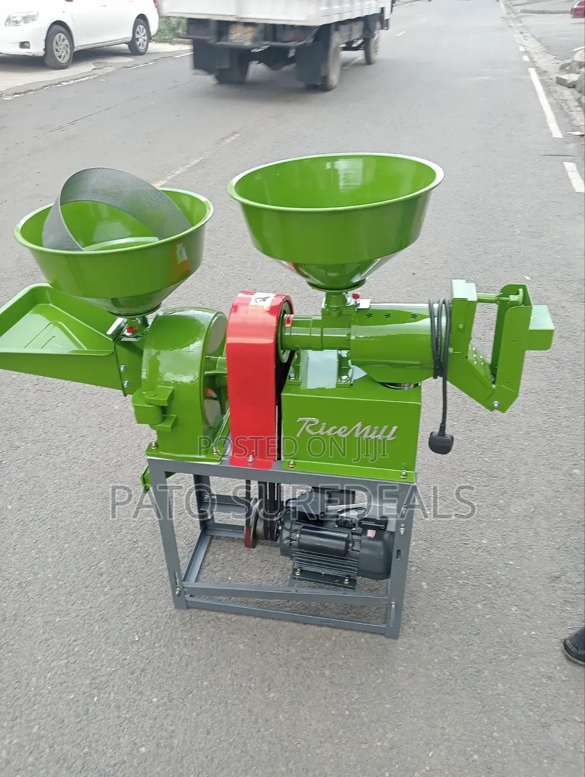 Combine Rice and Maize Mill Machine 3hp Motor