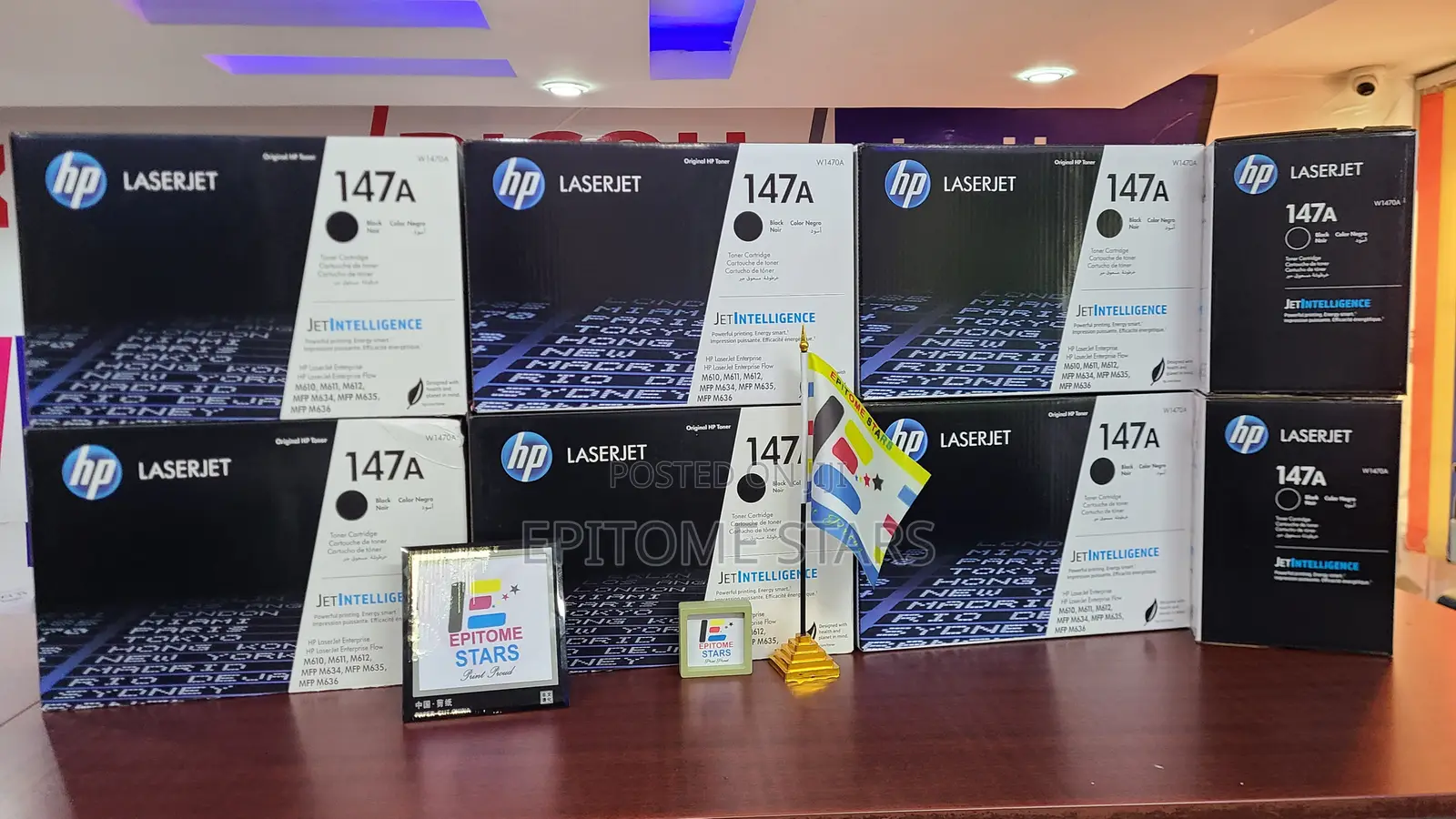 Original Hp 147a Black Laserjet Toner Cartridge (W1470a)