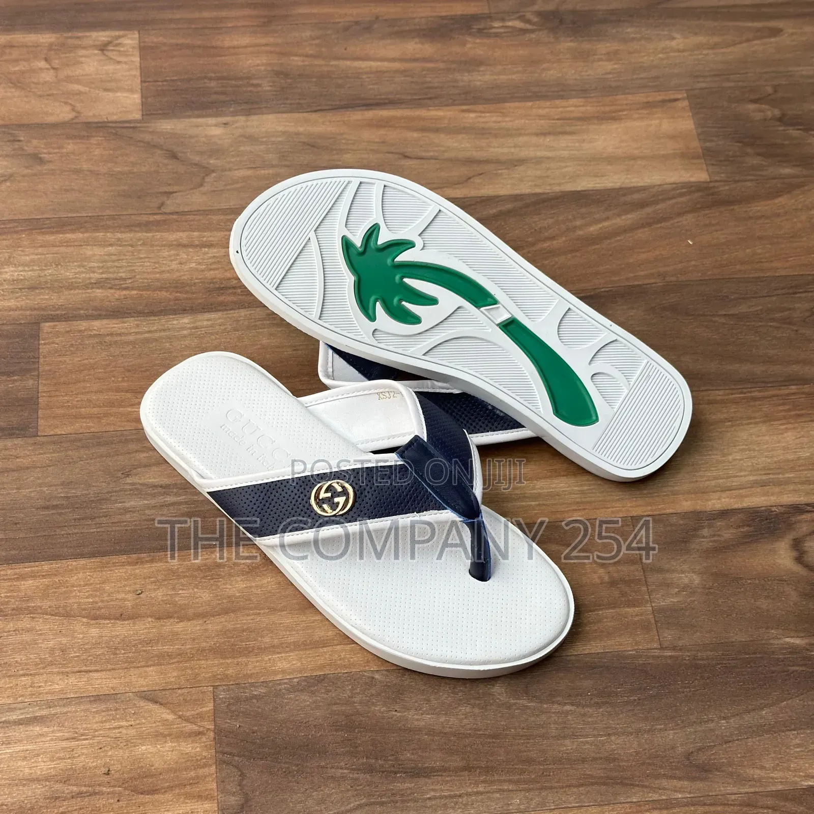 Quality Casual Leather Designer Men Slides Open Shoes