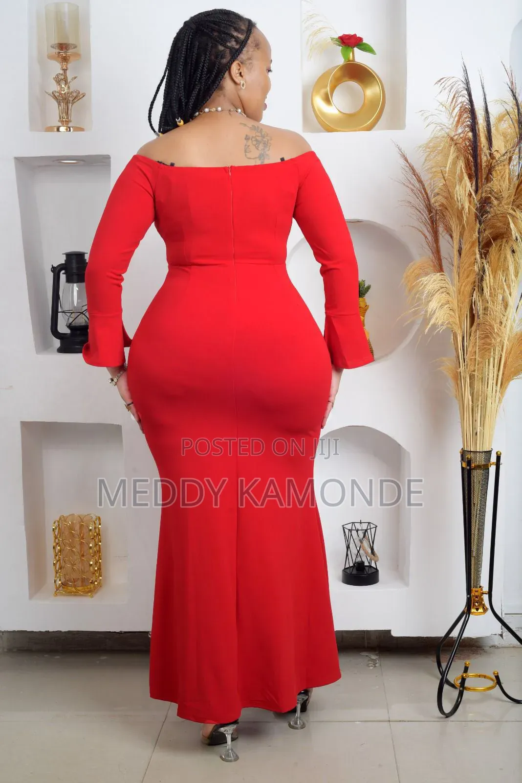 Red Long Dinner Dress