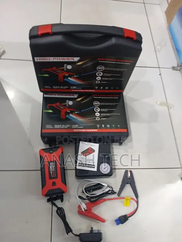 High Capacity Jump Starter Power Bank – Vehicle Booster