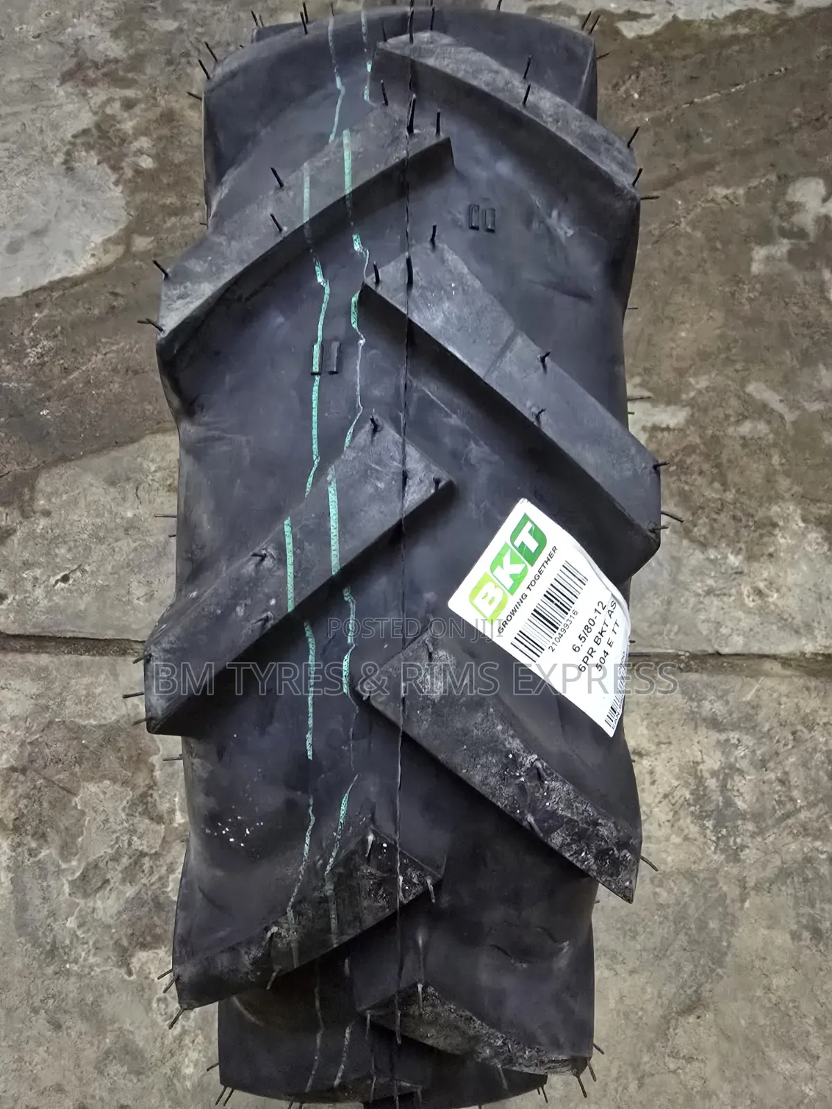 6.5/80 - 12 BKT Tires (Tractor)