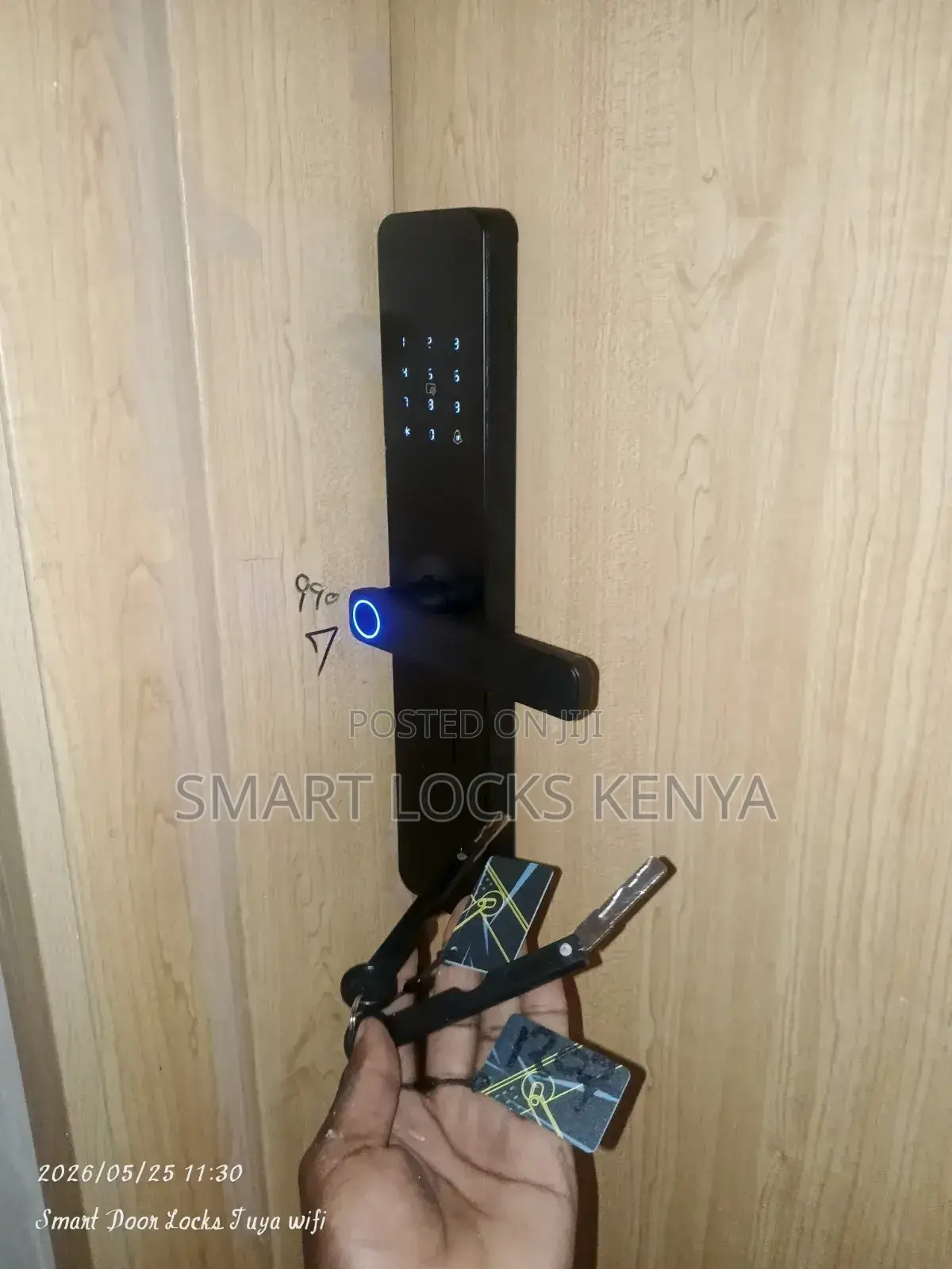 Smary Door Lock Digital Fingerprint Remote Control Tuya App
